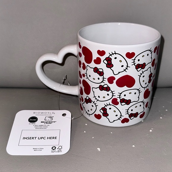 Bioworld Sanrio Hello Kitty Valentine’s Hearts Mug - Picture 2 of 4